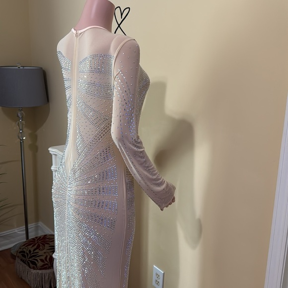 🥀Elegant Sequin Long Sleeve Dress - Picture 10 of 12